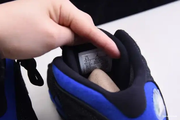 HYPE Jordan Black Retro Royal 414571-040 Hyper 13 0505